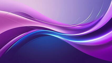 Fototapeta premium Abstract purple wave background. Generative Ai.