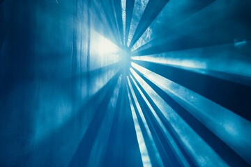 Abstruct blue backgraund with rays