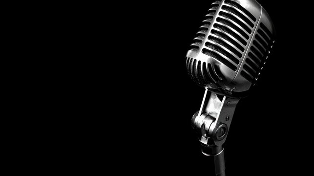 Classic microphone a symbol of music performance and expression in the art of sound