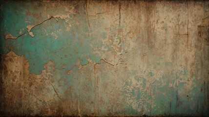 old wall background, vintage backgroup space for text, graphic resource, teal, brown, beige, instagram, pinterest,  grunge texture, dirty wall, grungy backdrop