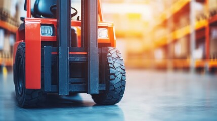 Exploring the efficiency of modern warehouse operations with advanced forklift technology for streamlined logistics and material handling