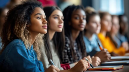 Engaged Students in a Classroom Setting