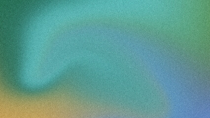 Futuristic Poster Design with Smooth Fluid Shapes and Grainy Texture, Gradient Background with Unique Grainy Noise for Posters