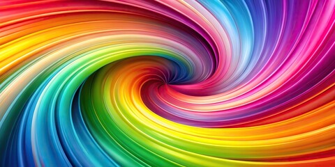 Fototapeta premium Aerial colorful whirlwind abstract background with curly waves