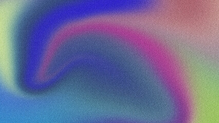 Futuristic Poster Design with Smooth Fluid Shapes and Grainy Texture, Gradient Background with Unique Grainy Noise for Posters