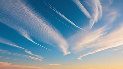 blue sky with clouds
