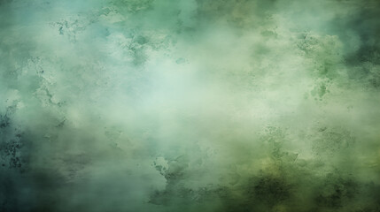 Green painting background. Closeup of abstract rough green art painting texture