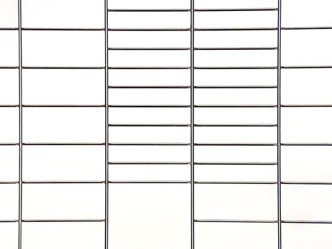 Frontal view of parcel locker machine with multiple white doors, delivery system, postal box doors for automated self-service collection, logistic infrastructure concept e-commerce package delivery