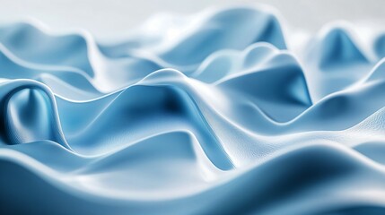 Obraz premium Blue abstract wavy background