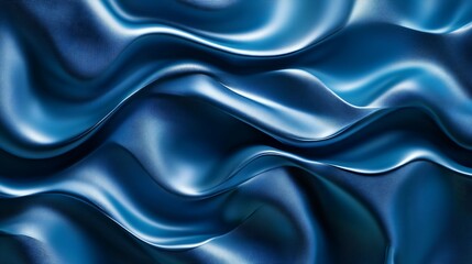 Obraz premium Blue abstract wavy background