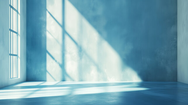 Wz&oacute;r o miękkich błękitnych tonach, kt&oacute;ry zdobi ściany nowoczesnego studia. Delikatne przejścia kolor&oacute;w tworzą wrażenie spokoju i zachęcają do kreatywności.