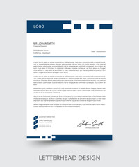 Letterhead Design, Modern Business Letterhead Design Template.