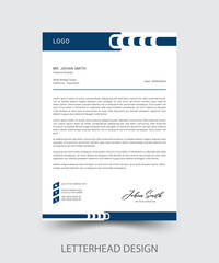 Letterhead Design, Modern Business Letterhead Design Template.