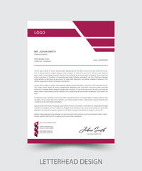 Letterhead Design, Modern Business Letterhead Design Template.