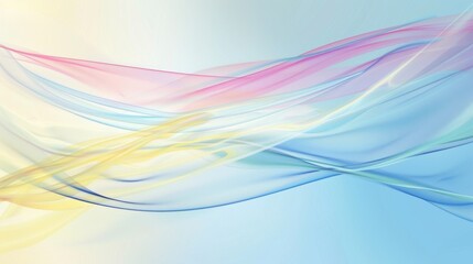 Abstract trendy pink background with color waves.