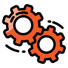 Gears  Icon Element For Design