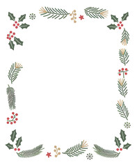 Fototapeta premium Christmas letter paper
