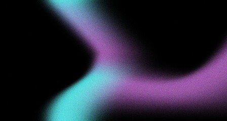 Purple sky blue grainy gradient background grain texture retro teal dark banner abstract design