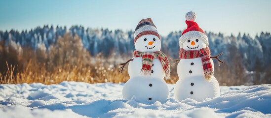 Obraz premium Snowman