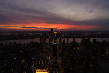 Manhattan sunset