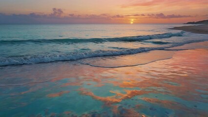 Fototapeta premium sunset over the sea