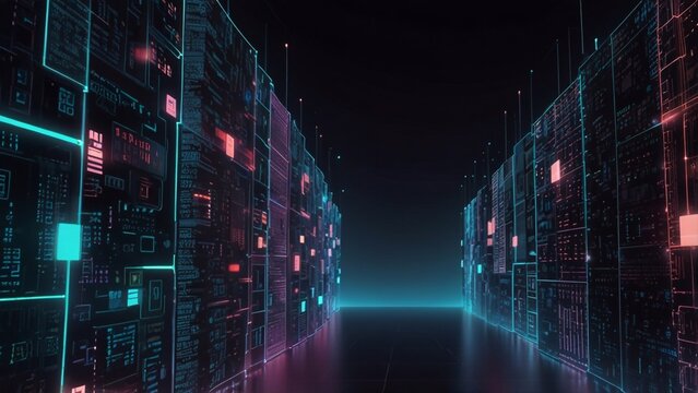 binary code tunnel