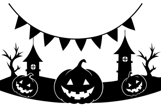 recommend clip art: Halloween Pumpkin Silhouette Vector Illustration.