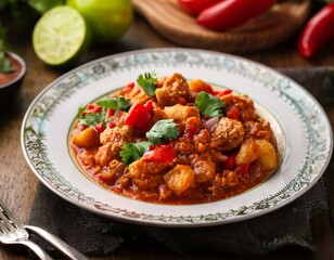 delicious plate of cuban picadillo