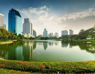 Fototapeta premium park in bangkok