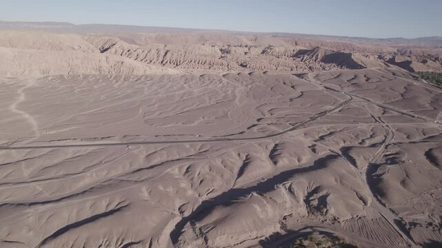 Atacama desert drone footage 4k