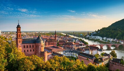 Naklejka premium view of heidelberg