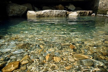 Fototapeta premium Water pollution in the environment created with Generative AI