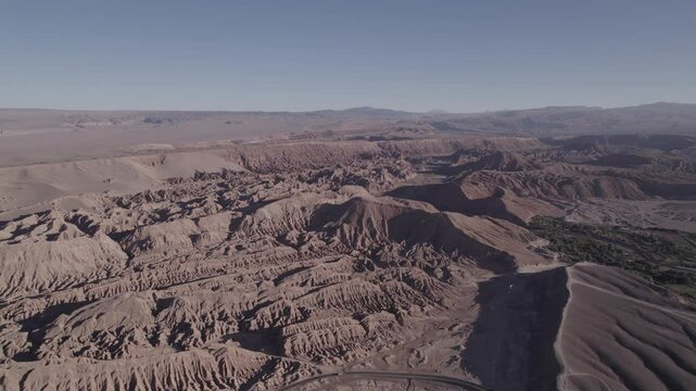 Atacama desert drone footage 4k