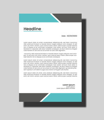  creative Latter head template. personal use Vector illustration design. Luxury and elegant Latter head design template. 