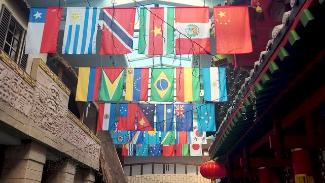 National Flags of different countries of the world