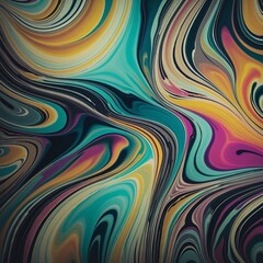 Fototapeta premium Iridescent Liquid Surface