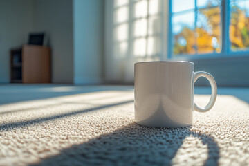 Morning Coffee with Sunlight 