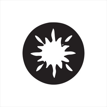 recommend clip art: Abstract starburst logo silhouette design icon for branding and creative industries vector