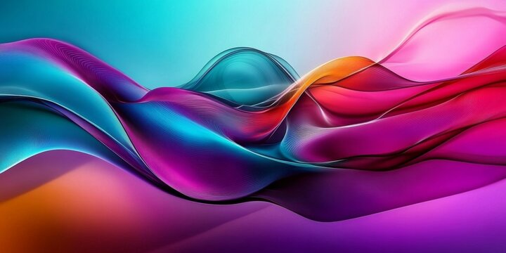 Abstract design for LinkedIn banner featuring tech HR elements. 