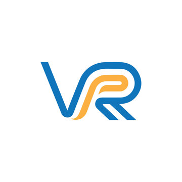 vpr logo design vector template, initial vpr letter logo design, vpr icon for business, Initial VR Logo Design Vector