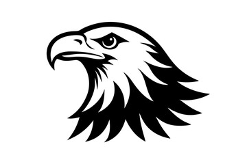 Bald Eagle icon on white background