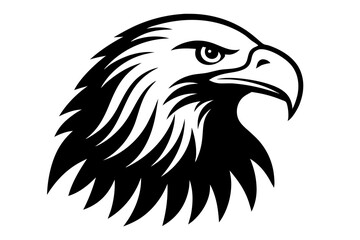 Bald Eagle icon on white background