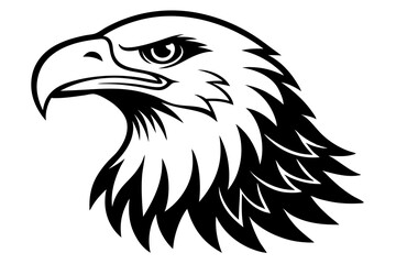 Bald Eagle icon on white background