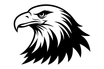 Bald Eagle icon on white background