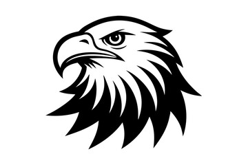 Bald Eagle icon on white background