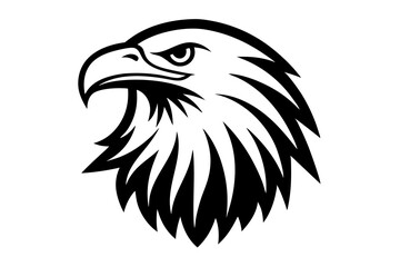 Bald Eagle icon on white background