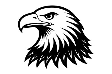 Bald Eagle icon on white background