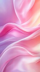 Obraz premium Soft pastel gradient with fluid transitions in pink and purple hues, perfect for a soothing background