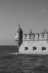 The Belem Tower (Torre de Belem), ain Lisbon, Portugal	