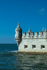 The Belem Tower (Torre de Belem), ain Lisbon, Portugal	